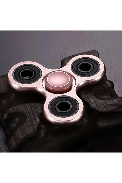 Choice Pink Aluminum Alloy Plating Fidget Spinner Metal Alloy R188 Mute Bearing Drawing Process Hand Spinne