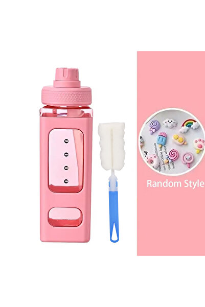 Choice زجاجة مياه كاواي 700 مل، قطعتان باللون الوردي، 700 مل، للبنات، زجاجات ...