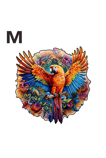 choice2 لغز خشبي بنمط ببغاء فريد من نوعه M187-M، شكل حيوان غير منتظم، مناسب ل...