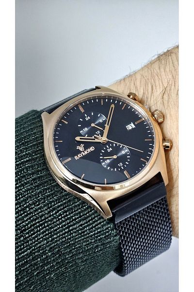 Raymond Rym-1048 Stainless Steel - 2 Years Warranty - Raymond Men's Wristwatch