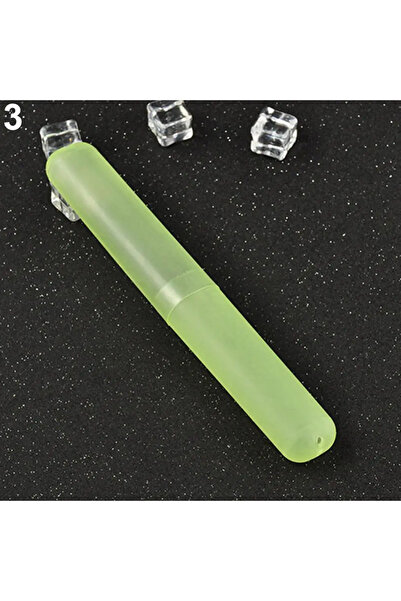 Choice علبة فرشاة أسنان محمولة للسفر باللون الأخضر (قطعتان)، علبة تخزين فرشاة...