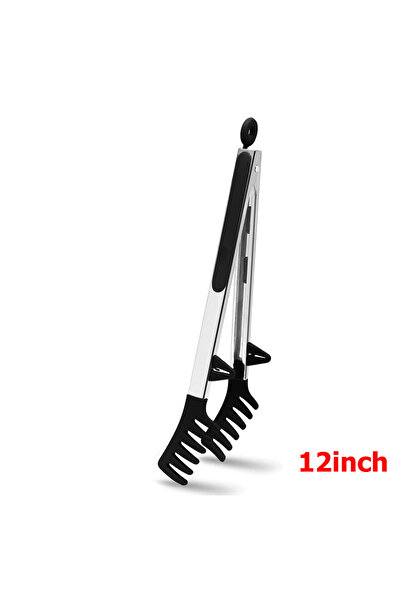 Choice A3 LMETJMA Kitchen Tongs Silicone Food Tongs Non Stick Cooking Serving Tongs For BBQ Salad Steak Pas