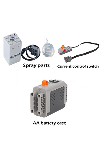 Choice9 جهاز رش دخان تقني SKU9، بخاخ محرك، مناسب لقوالب مكعبات البناء من ليغو...