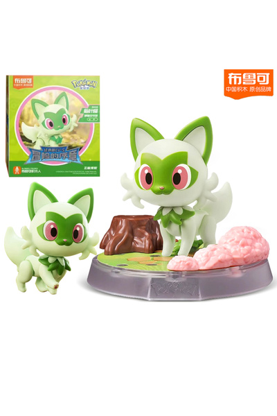 choice2 مكعبات بناء بوكيمون أصلية من سبريجاتيتو بلوكيز بيكاتشو تشارماندر سايدك سبريجاتيتو إيفي لوكا