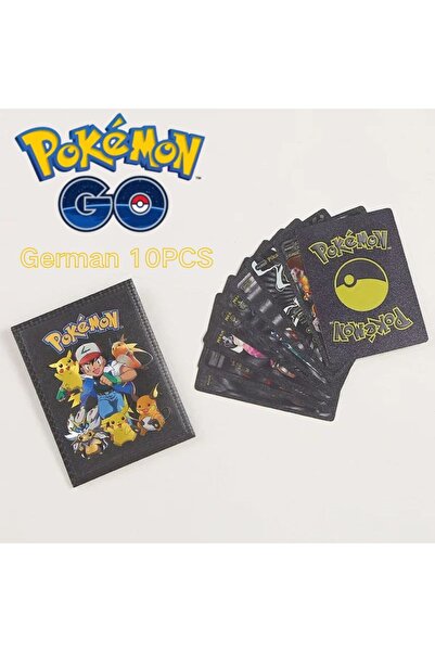 Choice10 German black 10PCS 10Pcs Pokemon Cards German Spanish French English...