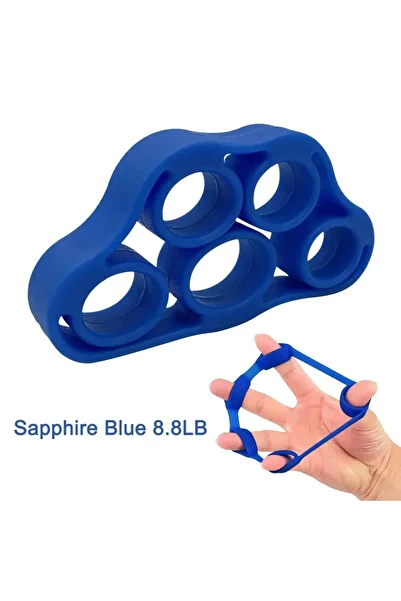 Choice Dark Blue 8.8LB Silicone Five-Finger Training Hand Expanders Exerciser Wrist Stretcher Finger Grippe
