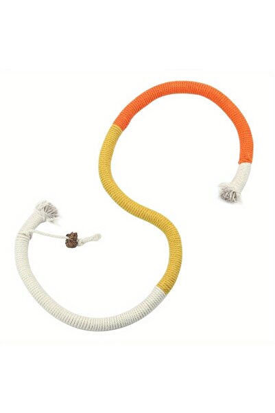 Choice لعبة مضغ قطنية وردية اللون لتنظيف أسنان القطط، ألعاب حبل النعناع البري...