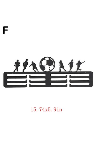 Choice TY5303-06 1PC Football/Running/ Ice Hockey Medal Hanger Display ，Wall Home Badge Competition Gymnast