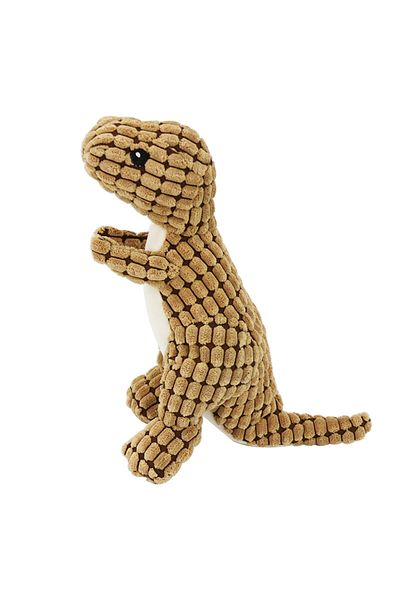 Choice Brown Corn Wool Toy Pets Dog Chew Stuffed Funny Dinosaur Shape Cats Corn Wool Vocal Toy Apply To Tra