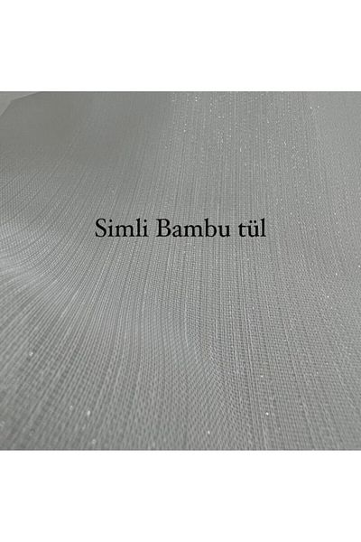 ARONA 1*3 Pleated Glitter Bamboo - Heavy Gramage, No Tulle Top Suitable for All Rooms