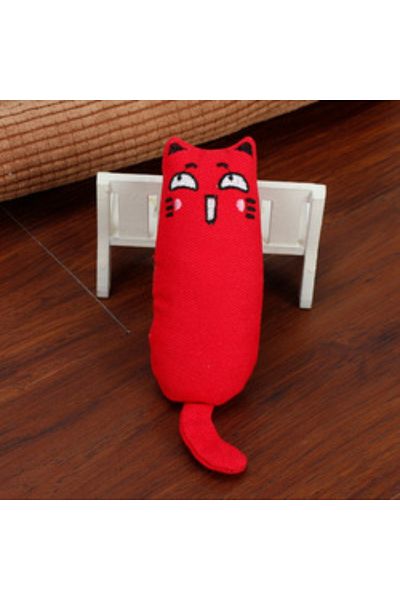 Choice RED COLOR Rustle Sound Catnip Toy Cats Product For Pets Cute Cat Toys For Kitten Teeth Grinding Cat