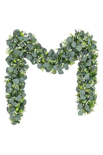 Choice 170cm 2pcs 170cm Artificial Eucalyptus Hanging Plants Fake Babys Breath Plants Vines Silk Plants Wal