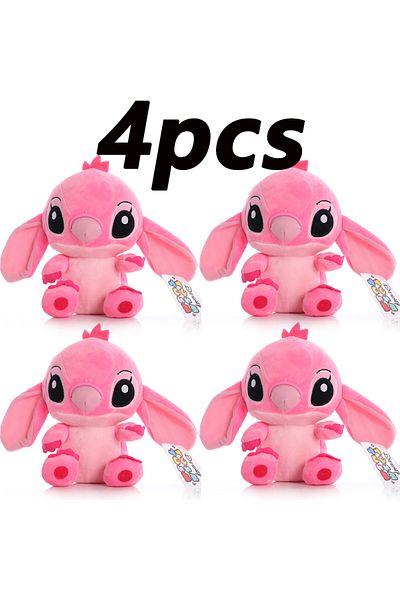 Choice 20cm-B-4pcs 20cm Stitch Stuffed Plush Models Cartoon Stuffed Plush Dolls Anime Plush Baby Toys Kawai