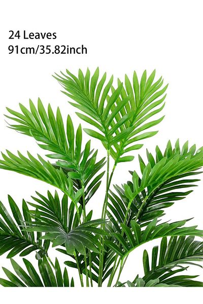 Choice 24-little Leaves 70-120cm Large Artificial Palm Tree Plastic Turtle Back Plants Leaf Schefflera Trop