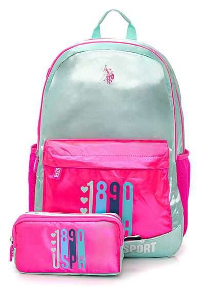 U.S. Polo Assn. S.U.A. Polo. Asn. Set ghiozdan pentru fete Plset2402627