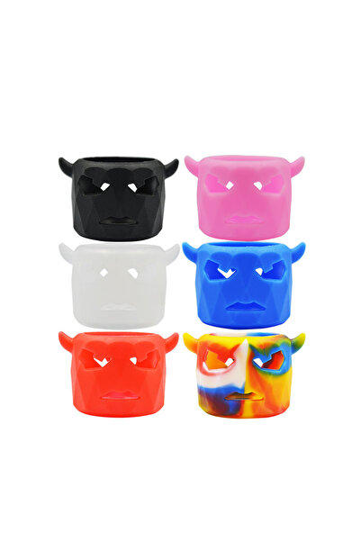 Choice 6 قطع من أنبوب المصباح FATUBE على شكل رأس الثور/شبكة من السيليكون الوا...