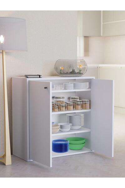 Deta Furniture Detamob Çok Amaçlı Dolap 3 Raflı, Ayakkabılık