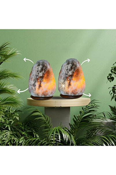 tuzdiyarim 2 Adet 3 Kg Kaya Tuz Lambası