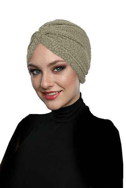 fidan bone غطاء رأس طبي جاهز من قماش البروكار باللون البيج، مناسب للاستخدام ا...