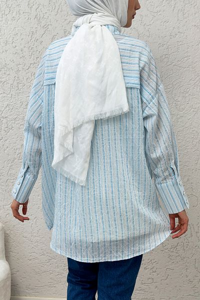 Salih Çelebi BEBE BLUE Tunic 2231 - Σταυρωτό Κουμπί