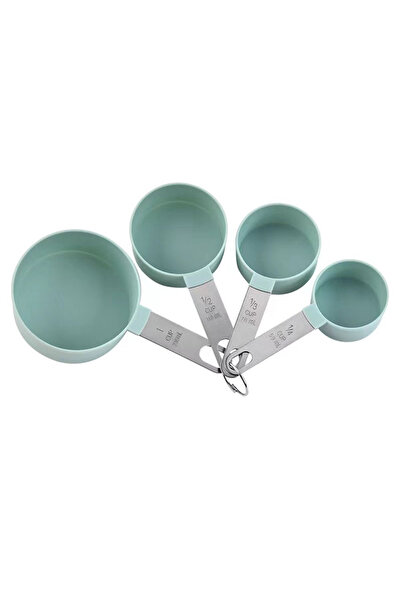 Choice 4 قطع من البلاستيك الأزرق مقاس L 4 قطع/8 قطع من مجموعة ملاعق القياس ال...