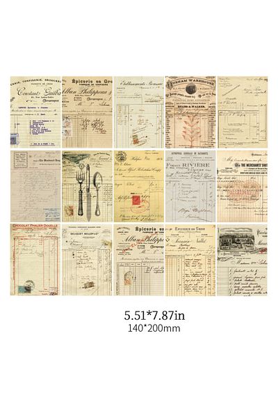 Choice F 30 pcs/pack Vintage Large size material paper Decorative Scrapbooking Diary Album Background pape.