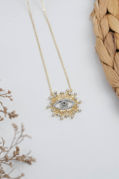 Jack Ferrero ÇELİK ZİRKON TAŞLI RENK ATMAZ KADIN KOLYE