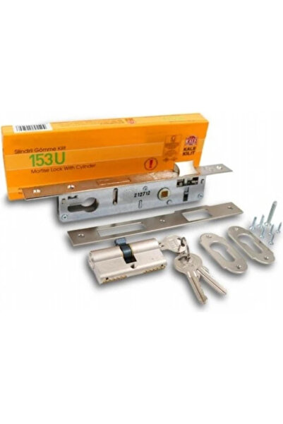 KALE Kale Silindirli Gömme Kilit Dar Tip 20 mm 153U Çift Yönlü