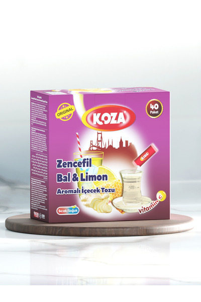 Koza Tek Içimlik Zencefil-bal-limon Aro. Içecek Tozu (40 STİCK)