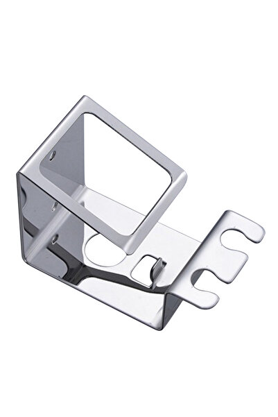 Choice حامل فرشاة أسنان أبيض من الفولاذ المقاوم للصدأ، نصف قطعة، يُثبت على الحائط، رف تخزين معجون الأسنان، منظم للحمام