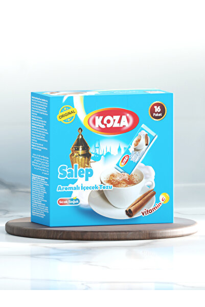 Koza Tek Içimlik Salep Aro. Içecek Tozu (16 STİCK)