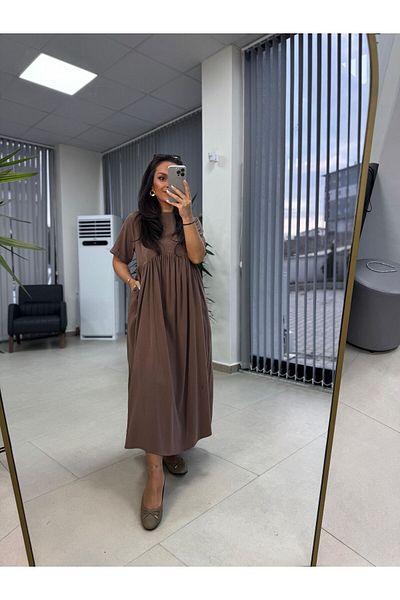 caddstore Φόρεμα Dr 8350 Bohemian Brown