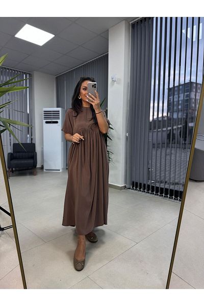 caddstore Φόρεμα Dr 8350 Bohemian Brown