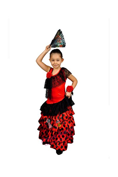 Annee Bakk Roman-çingene Kız Kostümü, Roman Kız Çocuk Kıyafeti