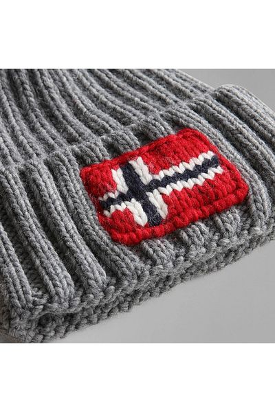 Napapijri The Tribe Šedá zimní melange Napapijri