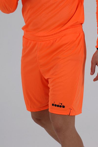 Diadora Elite Football Goalkeeper Shorts Neon Orange