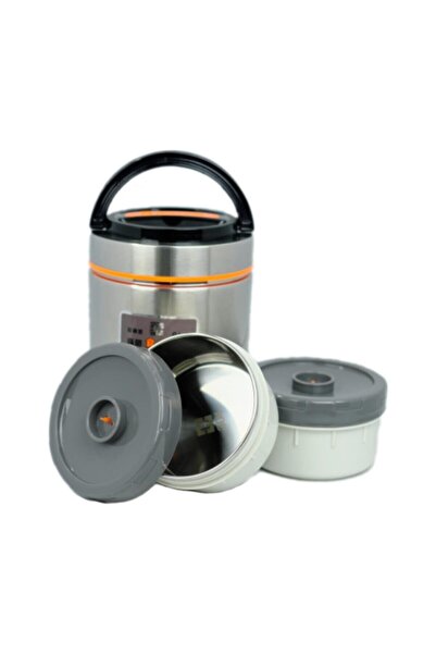 AKILLIELMA -LÜKS ÇELİK YEMEK TERMOSU 1.9LT 4 LÜ YK1090 0389