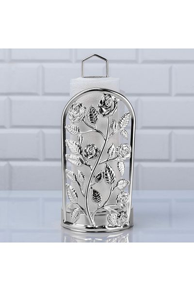 ZETT Güldali New Wire Paper Towel Holder Frame Silver