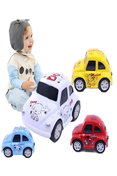 Hyd Nostaljik Metal Sevimli Vosvos Çek Bırak Mini Boy Oyuncak Araba 1 Adet