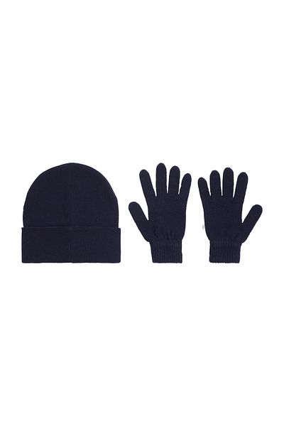 Calvin Klein Jeans Mono Embro Geschenk Beanie und Handschuhe Set