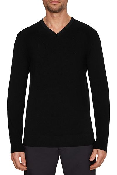 Calvin Klein Pánská černá mikina – Regular Fit, Dlouhý rukáv, Bavlna K10K 110423 – Beh