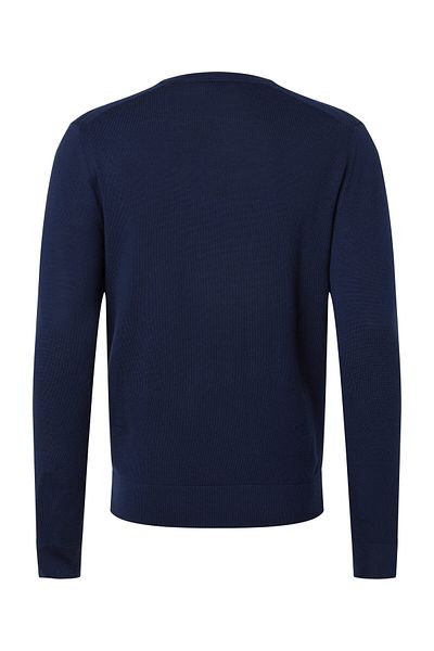 Calvin Klein ŠPIČNÍ VLNĚNÝ SVETR S KRUHLÝM VÝKRKEM