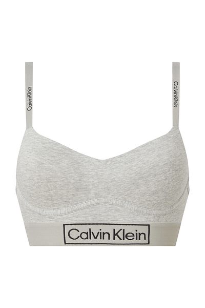 Calvin Klein 000qf6770ep7a Model šedá dámská podprsenka Bralet
