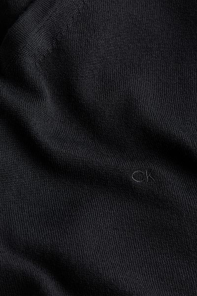 Calvin Klein Pánská černá mikina – Regular Fit, Dlouhý rukáv, Bavlna K10K 110423 – Beh