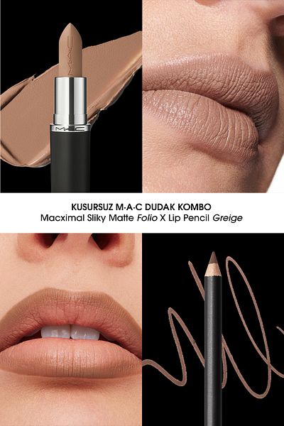 M.A.C Silky Matte Lipstick Lipstick That Provides Moisturizing Effect and Intense Color -Folio 3.5Gm