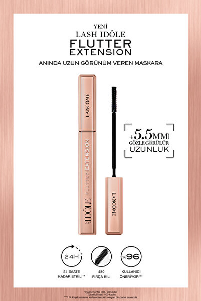 Lancome Lash Idole Flutter Extension Uzun Kirpik Görünümü veren Maskara 3614274195026