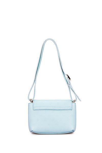Pierre Cardin Hellblaue Damen-Umhängetasche mit Aufdruck 05PO25Y1886