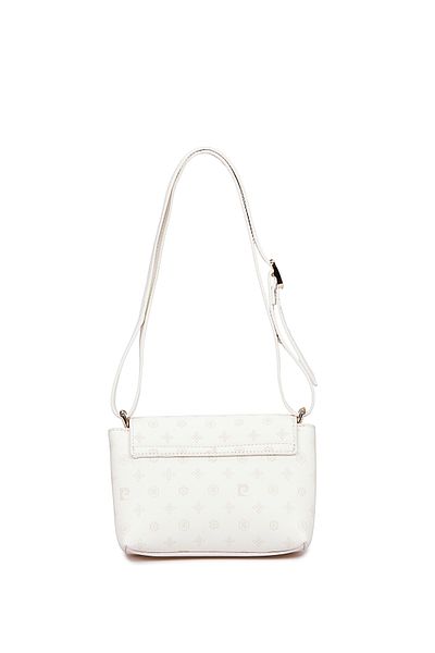 Pierre Cardin Women's Bone Monogram Shoulder Bag 05Po25Y1886