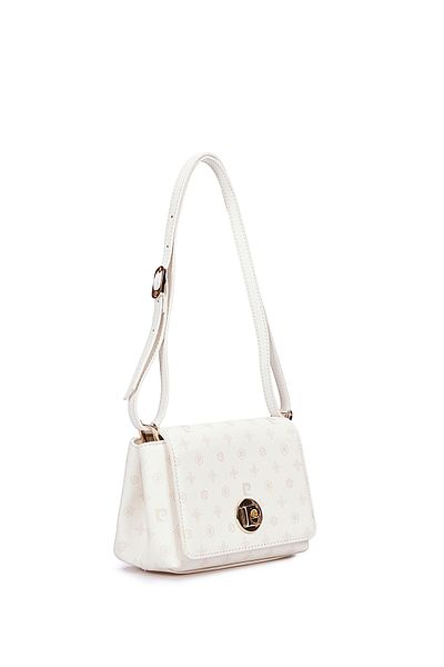 Pierre Cardin Women's Bone Monogram Shoulder Bag 05Po25Y1886