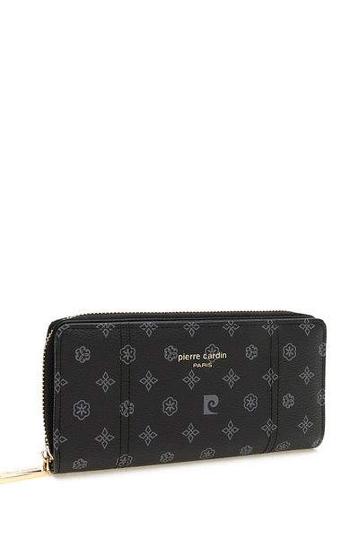 Pierre Cardin Schwarze Damenbrieftasche